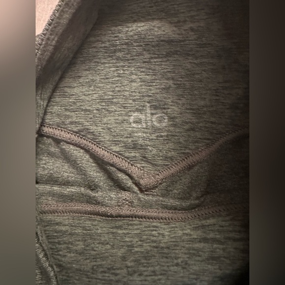 Alo Yoga AloSoft Lounge leggings Size XS Dark Green Heather EUC - Picture 6 of 8